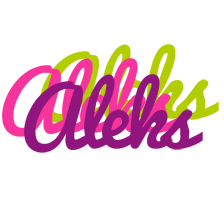 Aleks flowers logo