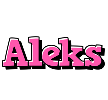 Aleks girlish logo