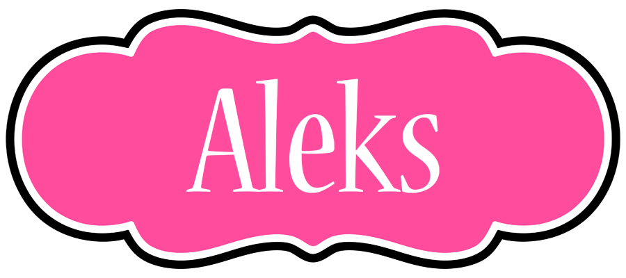 Aleks invitation logo
