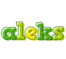 Aleks juice logo