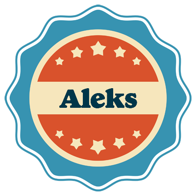 Aleks labels logo