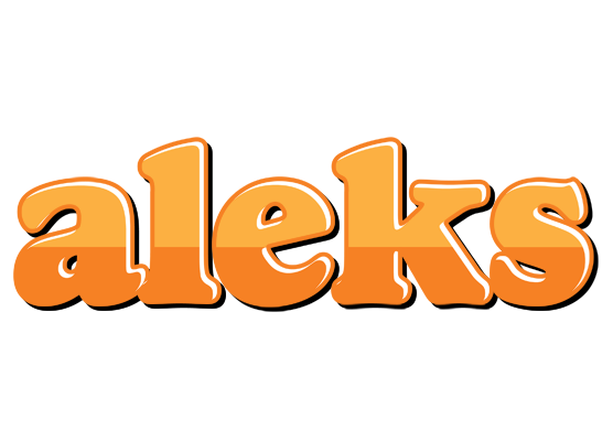Aleks orange logo
