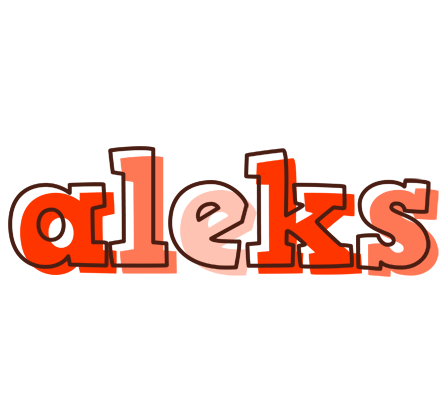 Aleks paint logo