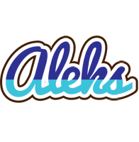 Aleks raining logo