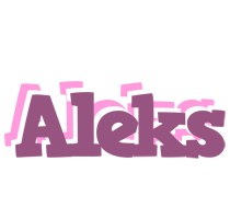 Aleks relaxing logo