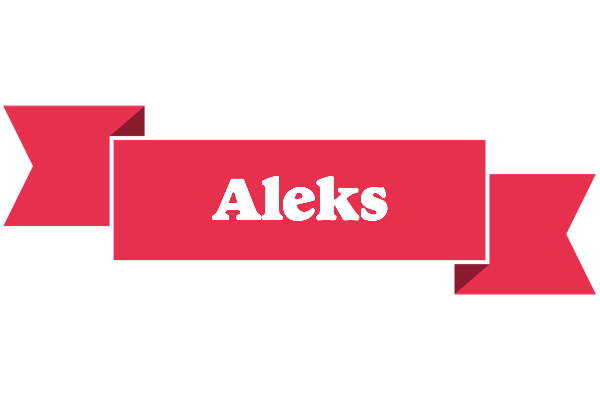 Aleks sale logo