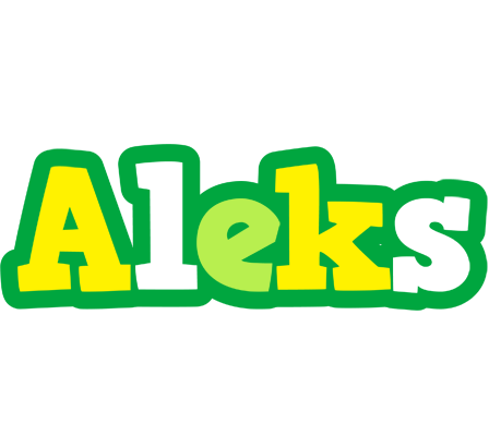Aleks soccer logo