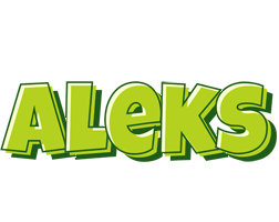 Aleks summer logo