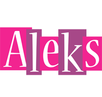 Aleks whine logo