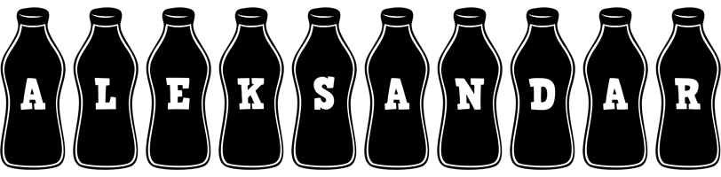 Aleksandar bottle logo