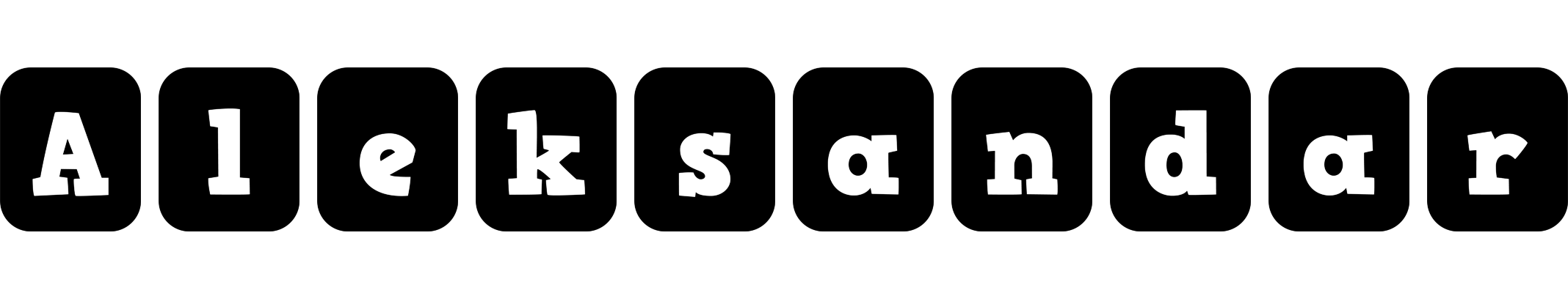 Aleksandar box logo