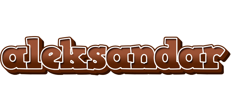 Aleksandar brownie logo