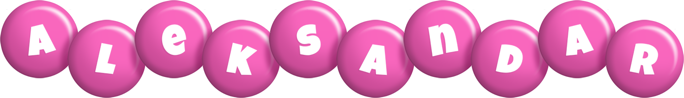 Aleksandar candy-pink logo