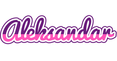 Aleksandar cheerful logo