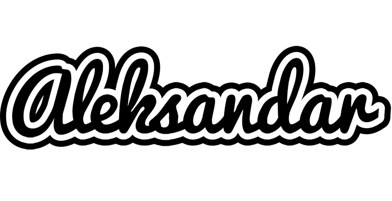 Aleksandar chess logo
