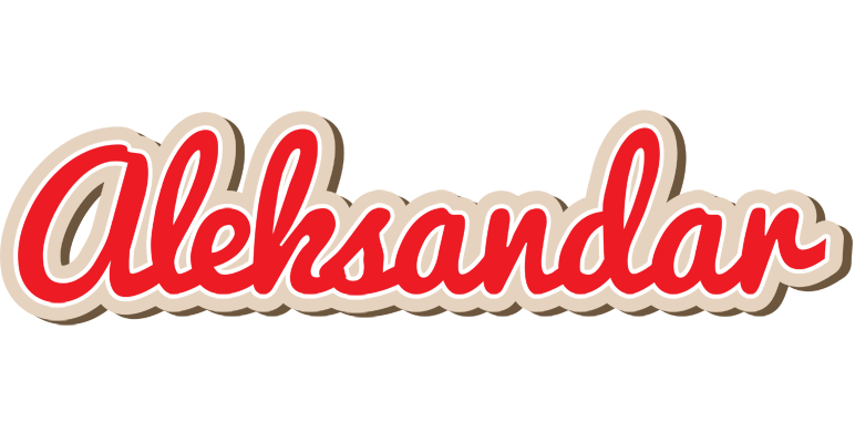 Aleksandar chocolate logo