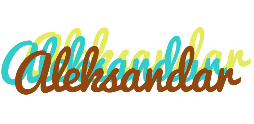 Aleksandar cupcake logo