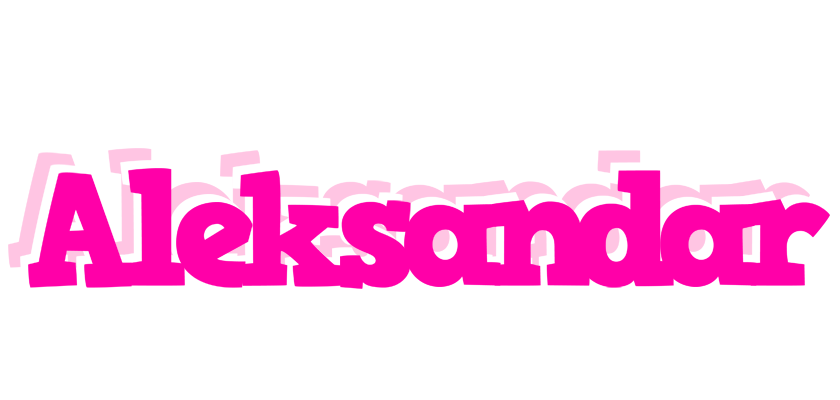 Aleksandar dancing logo