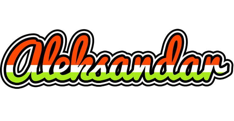 Aleksandar exotic logo