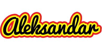 Aleksandar flaming logo