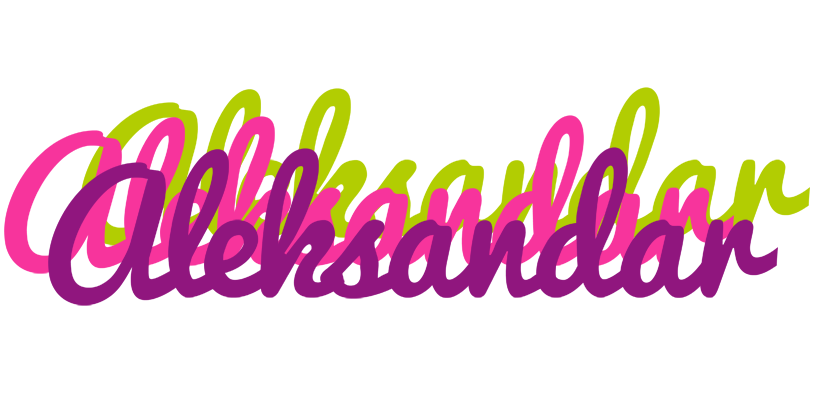 Aleksandar flowers logo
