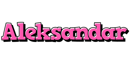 Aleksandar girlish logo