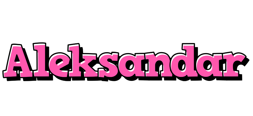 Aleksandar girlish logo