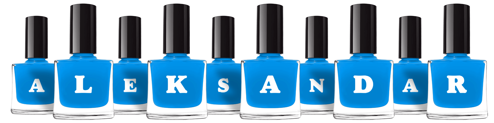 Aleksandar glossy logo