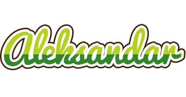 Aleksandar golfing logo