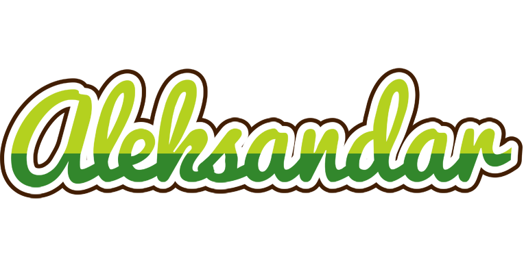Aleksandar golfing logo