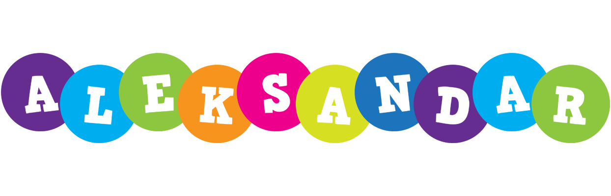 Aleksandar happy logo