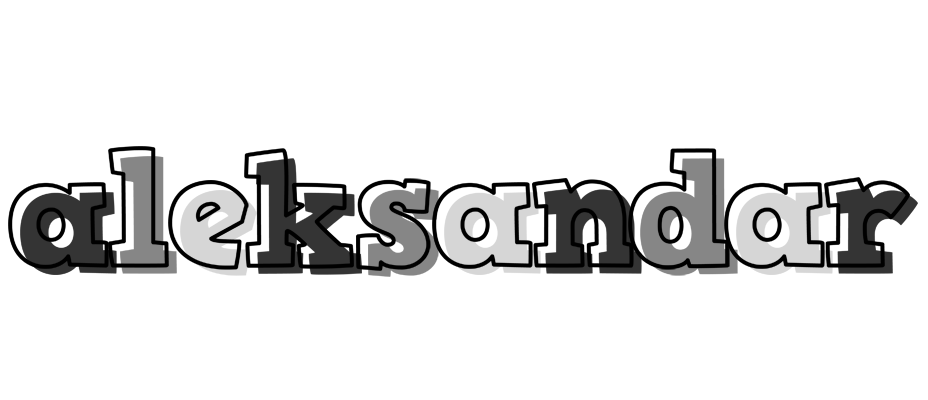 Aleksandar night logo