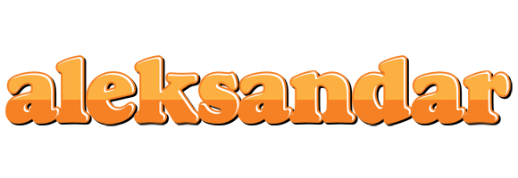 Aleksandar orange logo