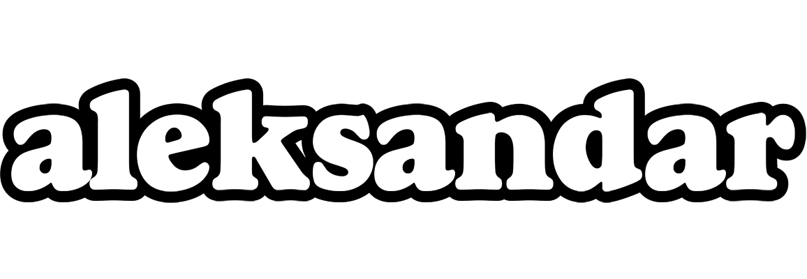 Aleksandar panda logo