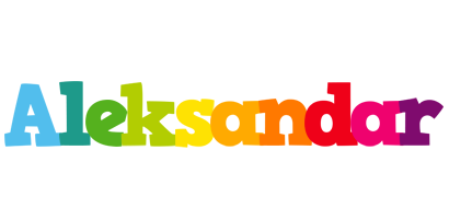 Aleksandar rainbows logo