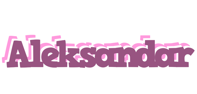 Aleksandar relaxing logo