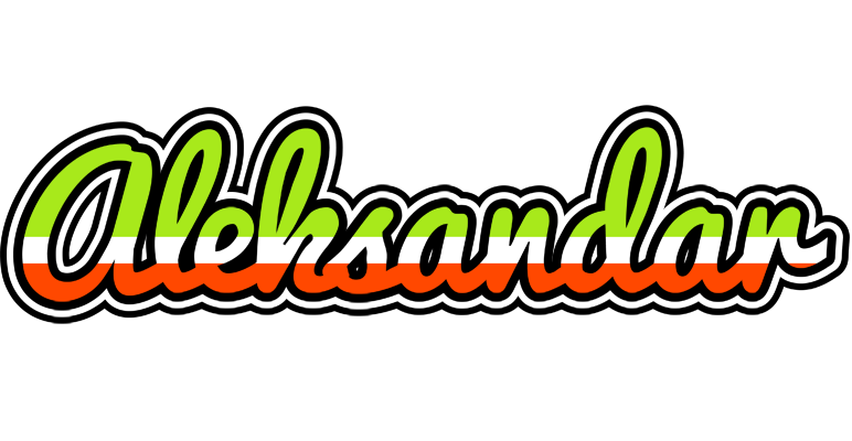 Aleksandar superfun logo