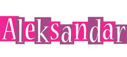 Aleksandar whine logo