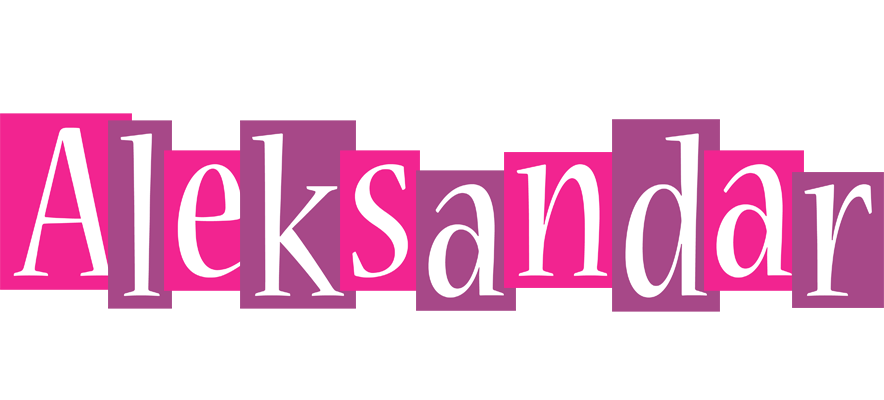Aleksandar whine logo