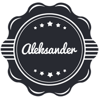 Aleksander badge logo