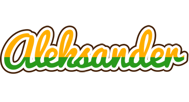 Aleksander banana logo