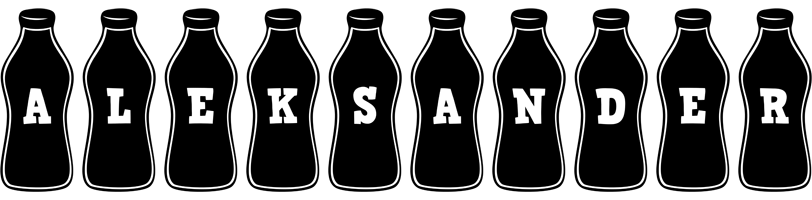 Aleksander bottle logo