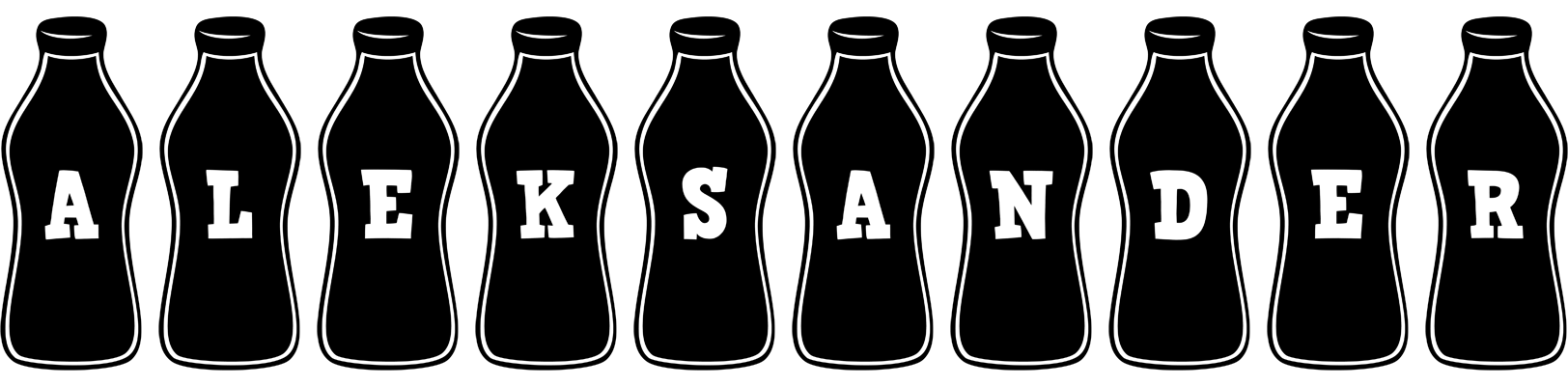 Aleksander bottle logo