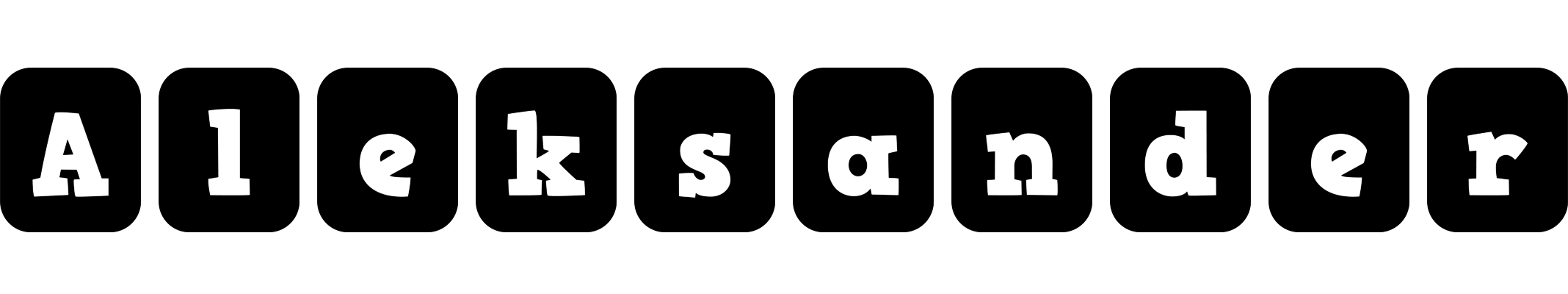 Aleksander box logo
