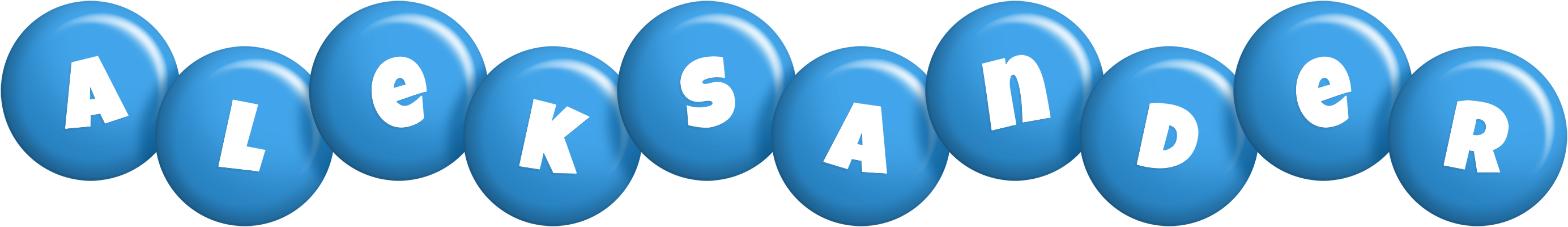 Aleksander candy-blue logo
