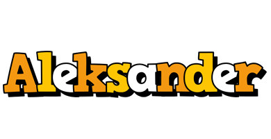 Aleksander cartoon logo