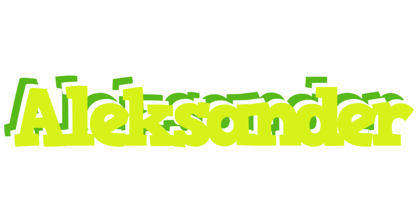 Aleksander citrus logo