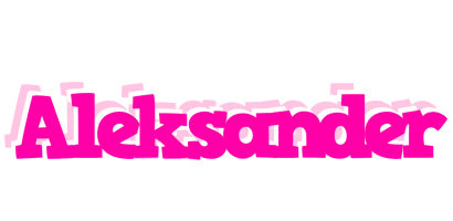 Aleksander dancing logo