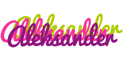 Aleksander flowers logo