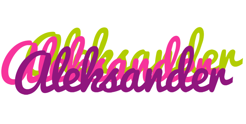 Aleksander flowers logo